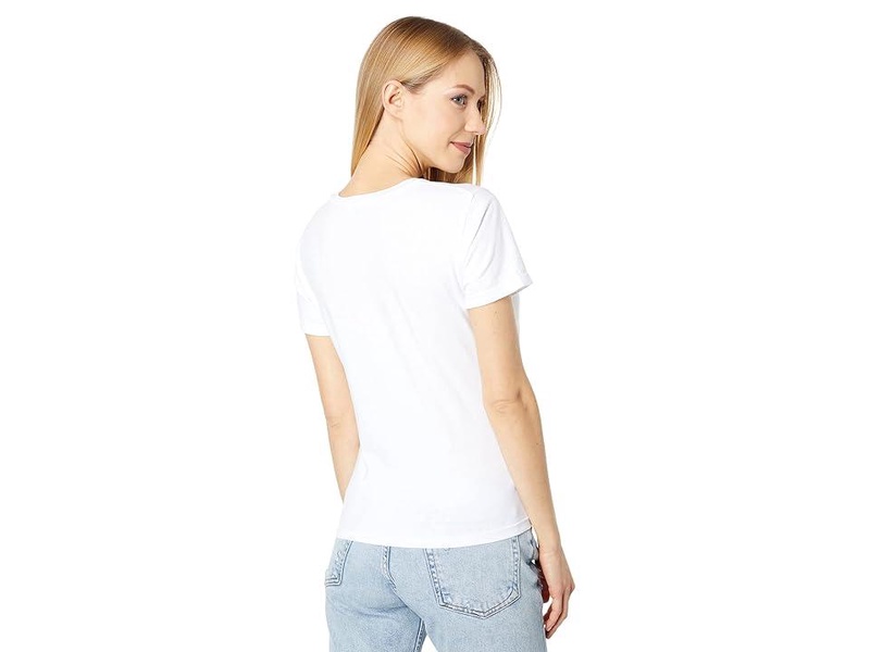 90s V-Neck Tee in 100% Cotton