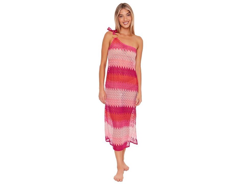 Cascade Crochet Asymmetrical Maxi