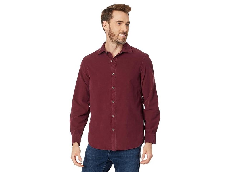 Corduroy Spread Collar Shirt