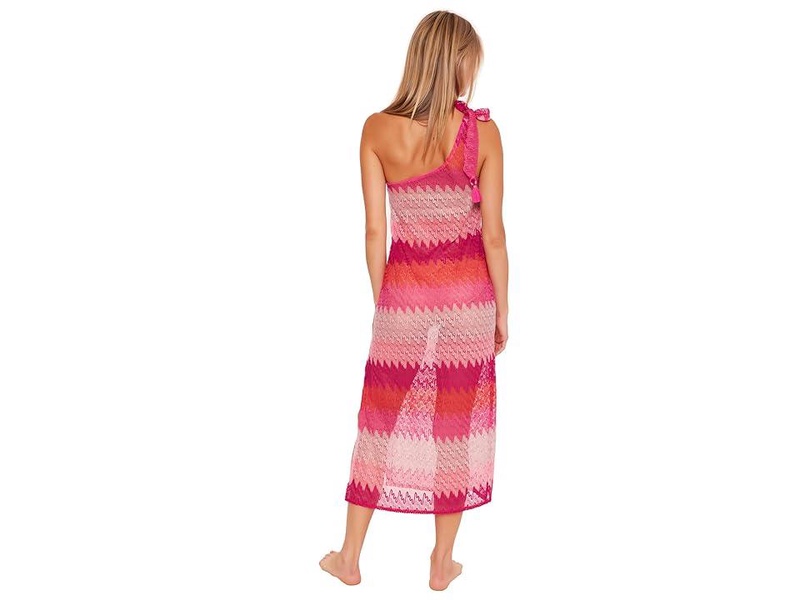 Cascade Crochet Asymmetrical Maxi