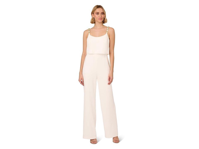 Crepe Chain Strap Jumpsuit