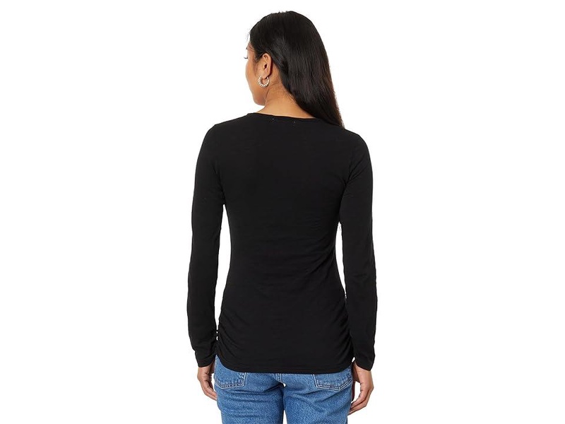 Mod-o-doc Long Sleeve Twisted Scoopneck Tee