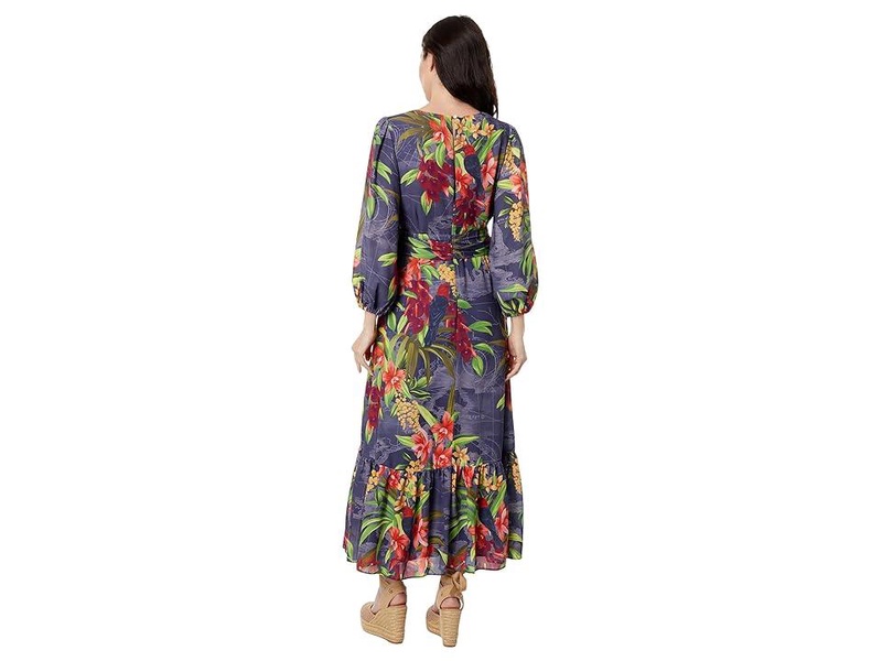 Villa Views Long Sleeve Maxi Dress