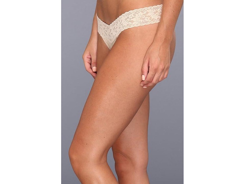 Organic Cotton Low Rise Thong w/ Lace 3-Pack