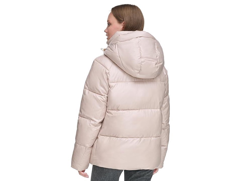 Quilted Hooded Bubble Puffer