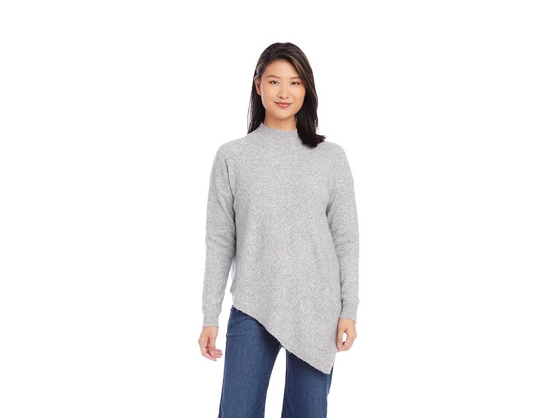 Asymmetric Turtleneck Sweater