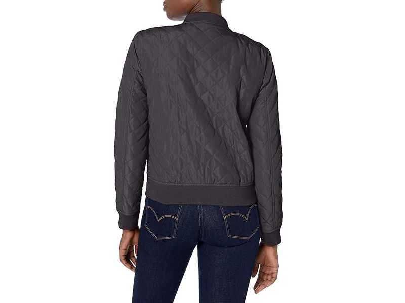 Diamond Quilted Bomber