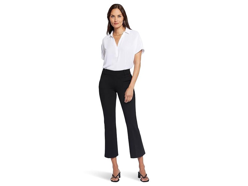 Pull-On Flare Ankle Trousers