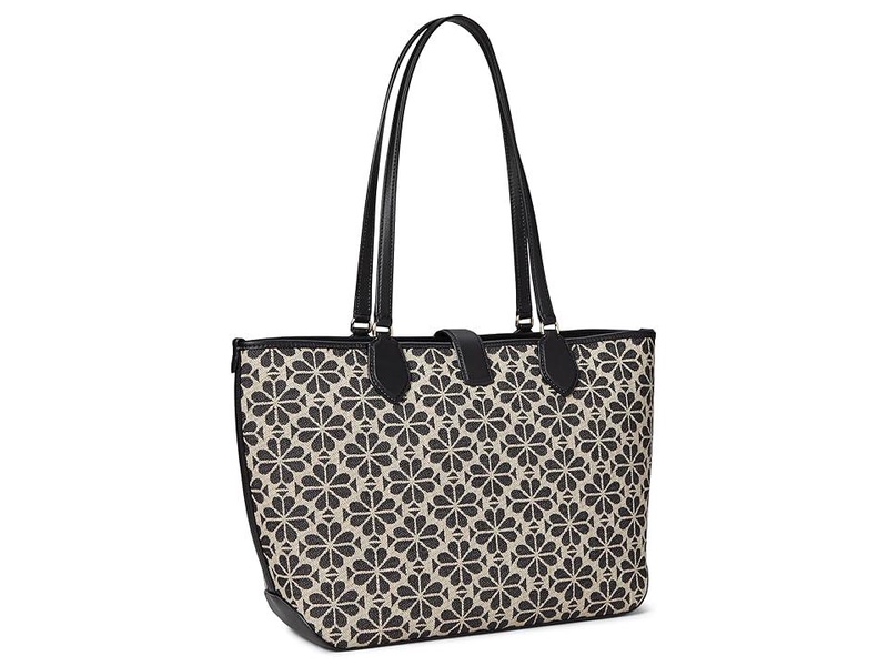 Spade Flower Jacquard Medium Open Tote