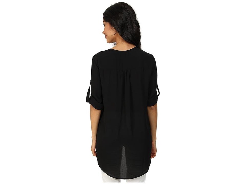 Asymmetrical Hem Wrap Top