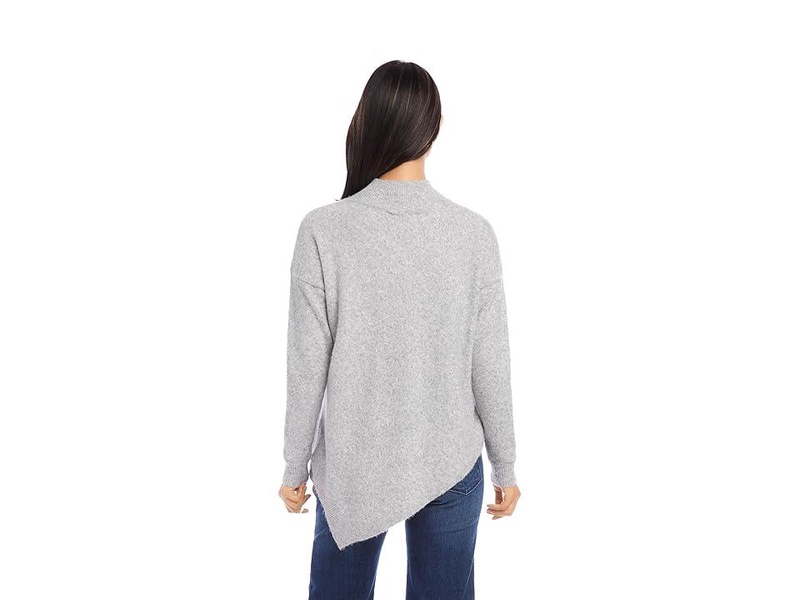 Asymmetric Turtleneck Sweater