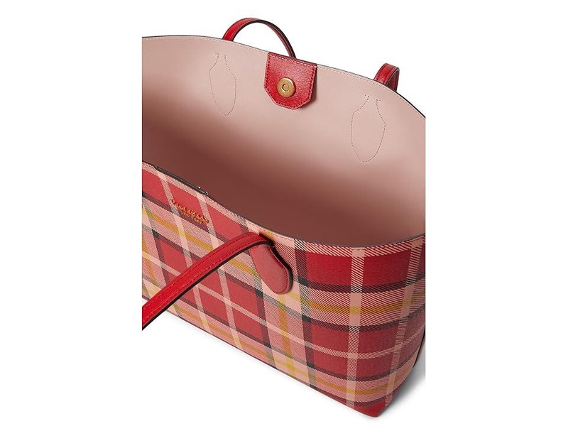 Bleecker Museum Plaid Printed PVC Large Tote