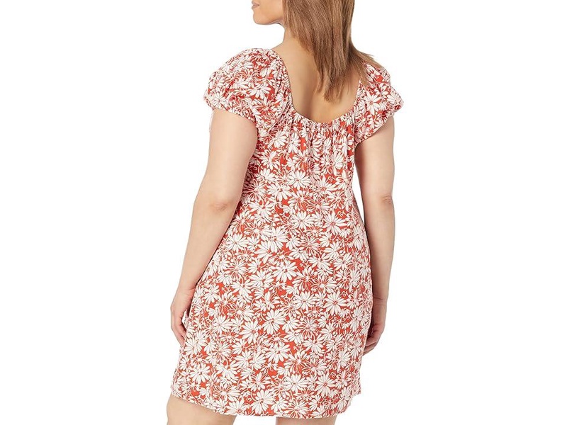 Plus Blake Cap Sleeve Button-Down Retro Mini Dress