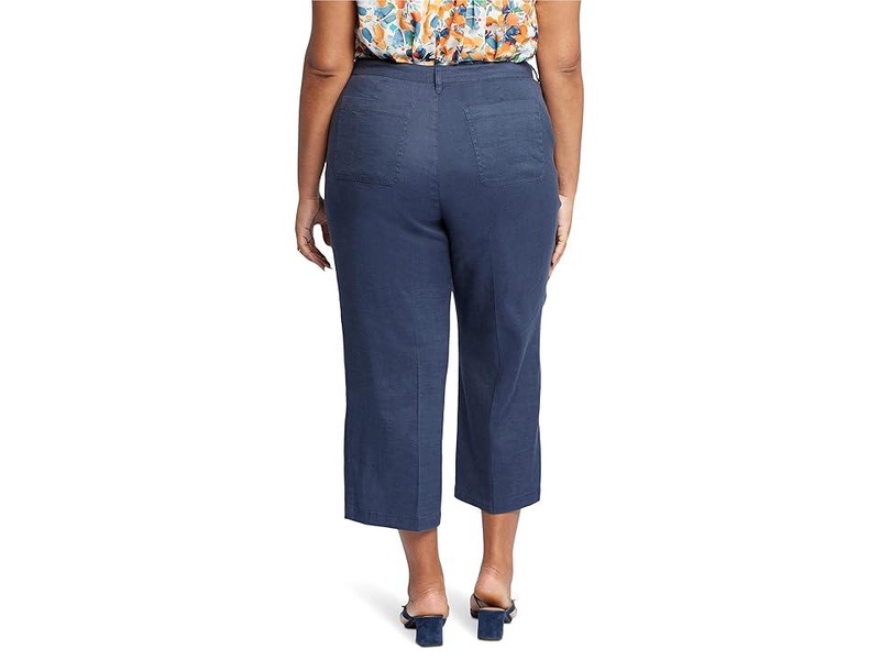 Plus Size Wide Leg Cropped Cargo