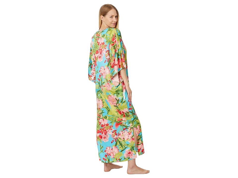 Enchanted Peony - Satin 52" Caftan