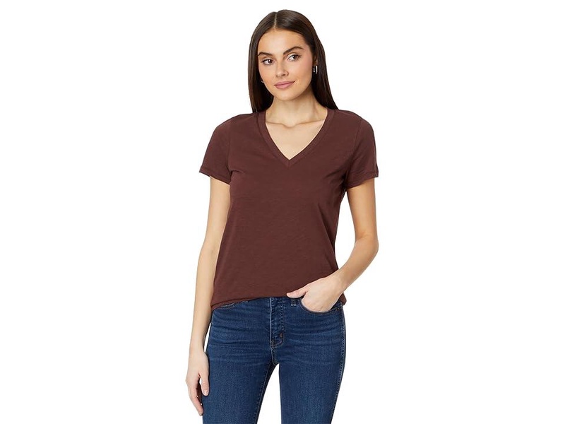 Whisper Cotton V-Neck Tee