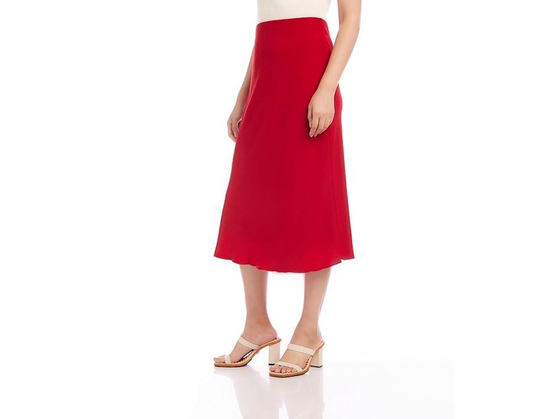 Bias Cut Midi Skirt