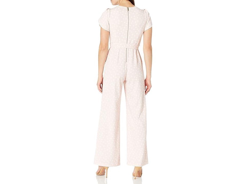 Tulip Sleeve Jumpsuit with Self Belt