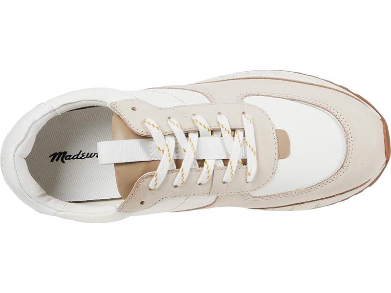 Kickoff Trainer Sneakers in Neutral Colorblock Leather