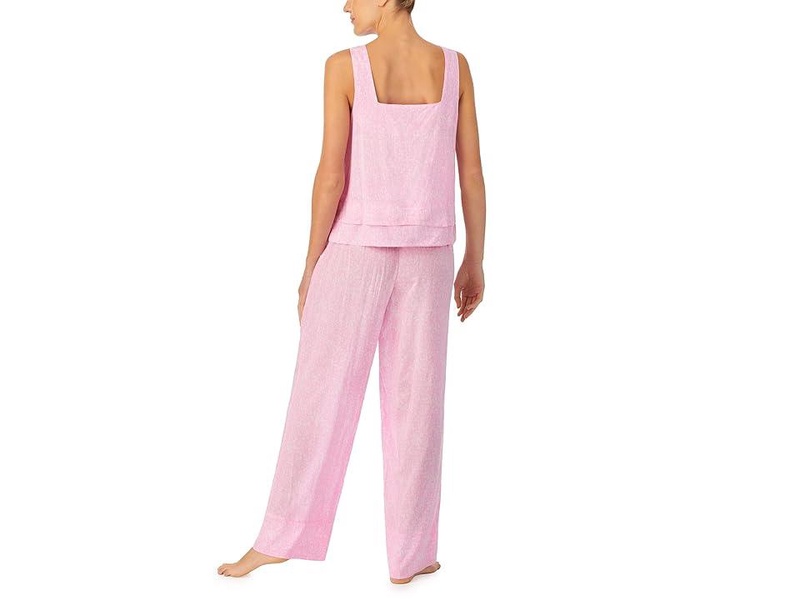 Crop Tank Long Pants PJ Set