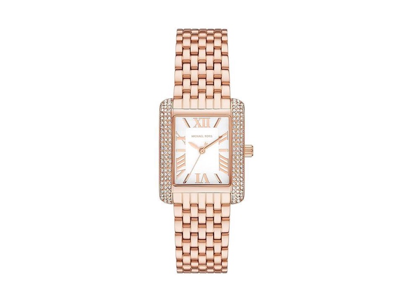 Women's Emery Three-Hand Rose Gold-Tone Stainless Steel Watch 33 x 27mm