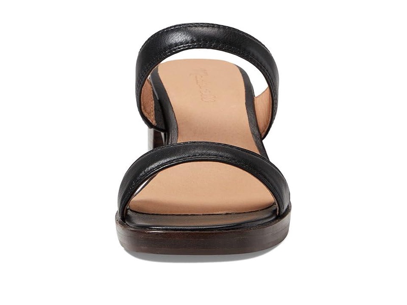 The Saige Double-Strap Sandal in Leather