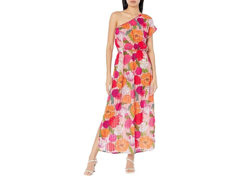 Sunny Bloom One Shoulder Maxi