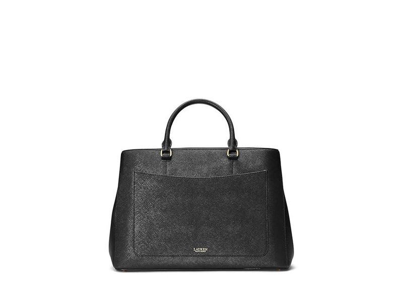 Crosshatch Leather Large Hanna Satchel