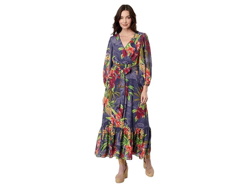 Villa Views Long Sleeve Maxi Dress