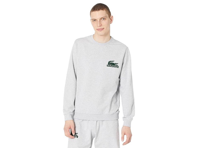 Long Sleeve Big Croc Lacoste Loungewear Sweatshirt