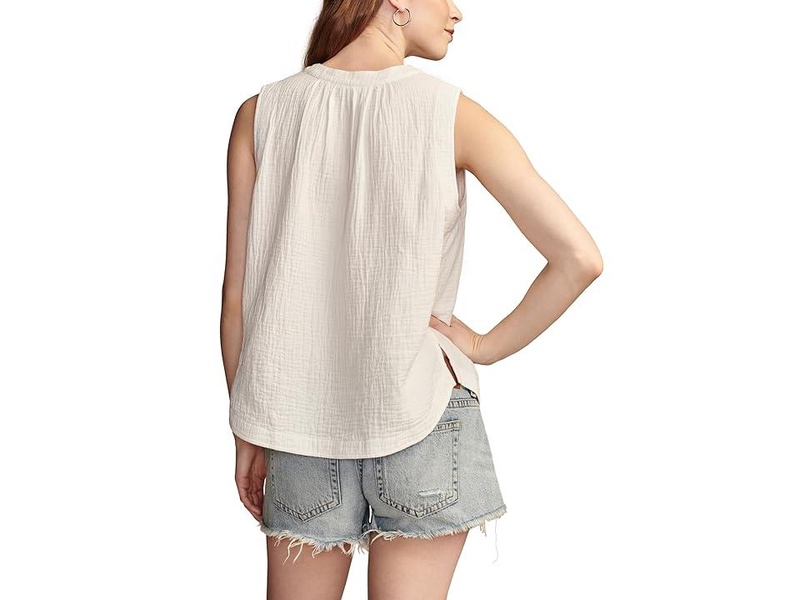 Sleeveless Popover Shirt