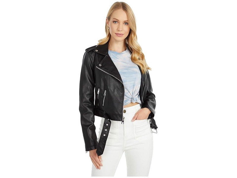 Faux Leather Fashion Moto