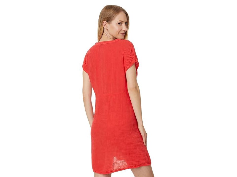 Mira Split Neck Dress