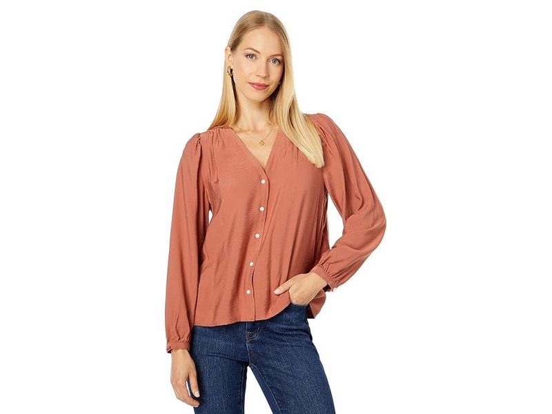 Drapeweave V-Neck Shirt