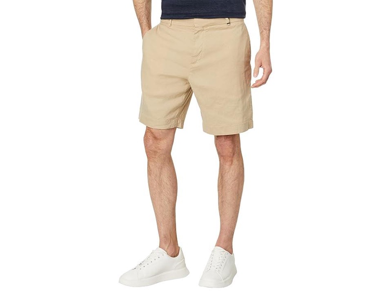 Leder Linen Blend Half Elasticated Short