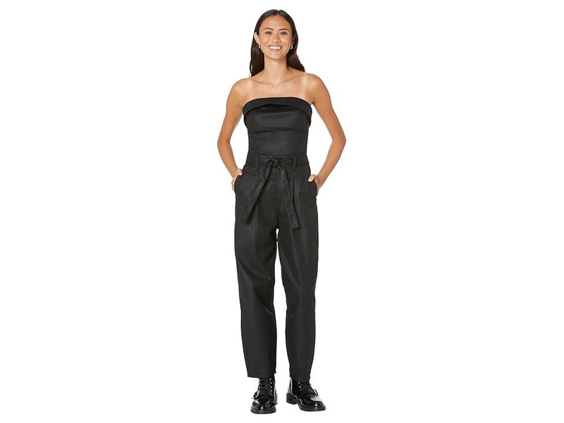 Coated Balloon Leg Jumpsuit in Rabbit Hole