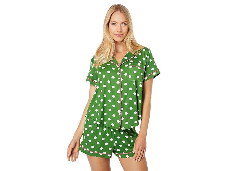 Short Sleeve Notch Short PJ Set