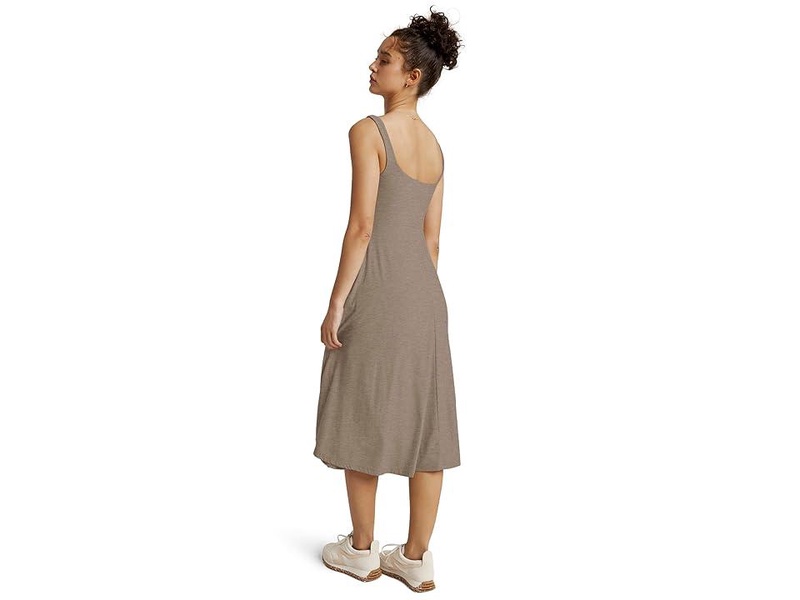 Featherweight At The Ready Square Neck Dress