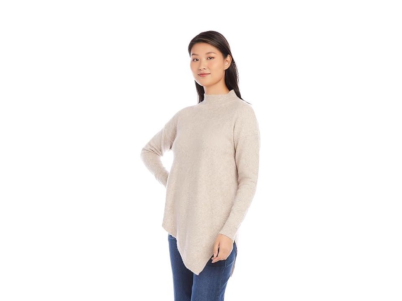 Asymmetric Turtleneck Sweater