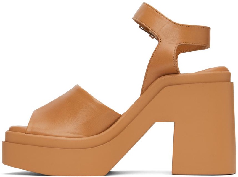 Tan Nelio Heeled Sandals