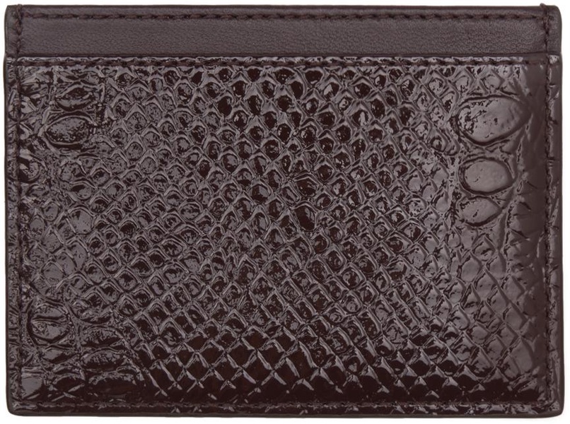 Brown Flat Card Holder