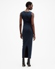 Katarina Boat Neck Slim Fit Maxi Dress