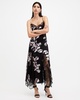 Jasmine Silk Blend Lace Maxi Slip Dress