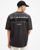 Redact Oversized Embroidered Logo T-Shirt