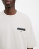 Redact Oversized Embroidered Logo T-Shirt