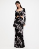 Cynthia Floral Cut Out Maxi Dress