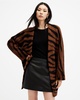 Zoe Oversized Tiger Stripe Cardigan