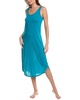 N Natori CONGO Tank Gown Length 46"-VIVID TEAL-X-LARGE