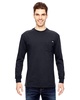 Dickies Men's Big-Tall Long Sleeve Heavyweight Crew Neck, Dark Navy, XXX-Large