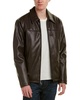 Cole Haan Men's Vegan Leather Shirt Collar Jacket